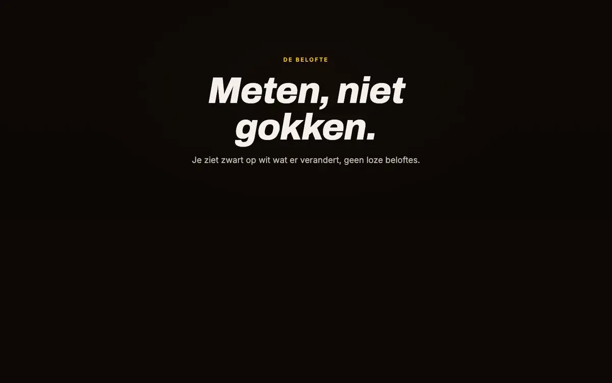 Ontwerp in Claude Design, blok De belofte