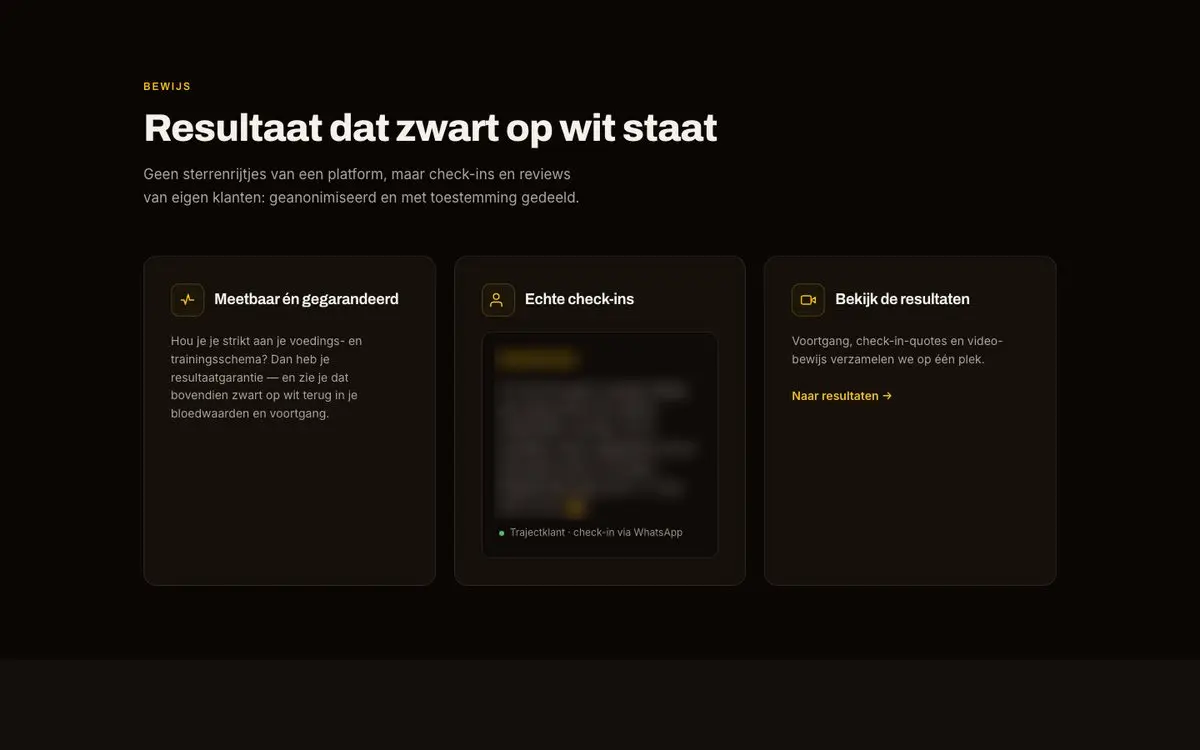 Blok Bewijs op rperformancecoach.nl