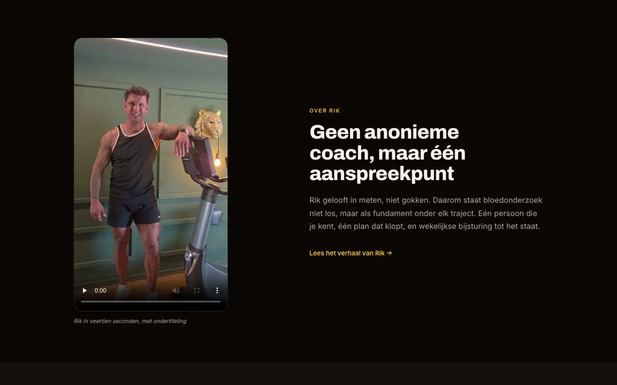 Blok Over Rik op rperformancecoach.nl