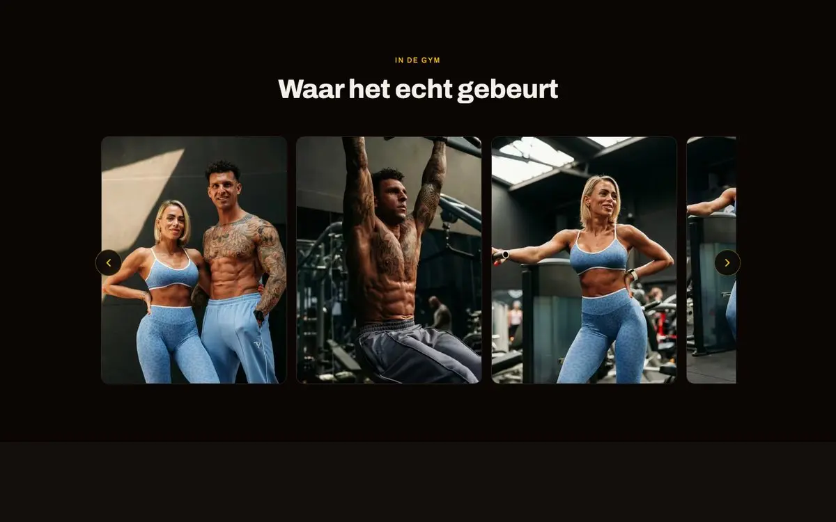 Blok In de gym op rperformancecoach.nl