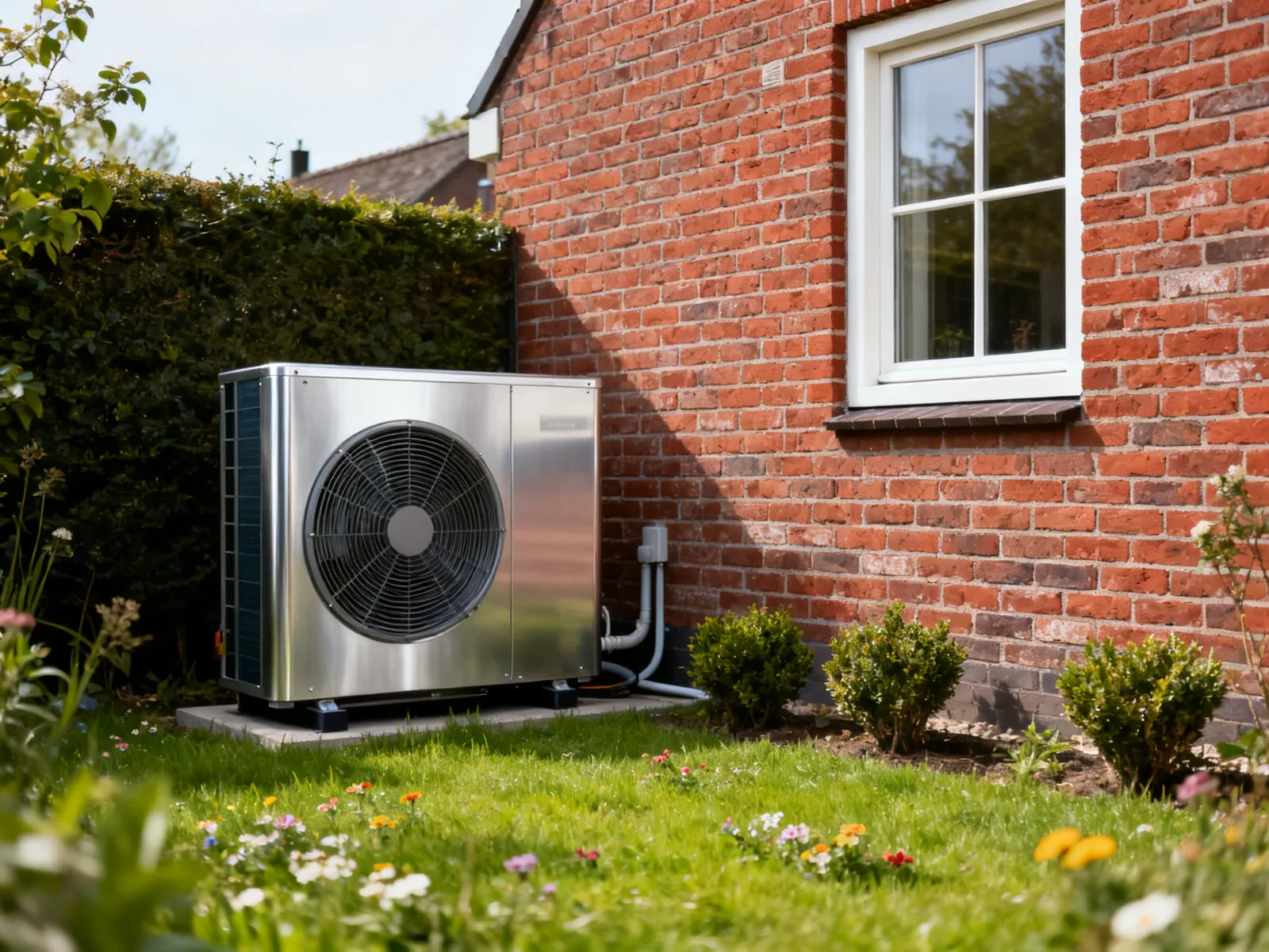 Warmtepomp bij een woning